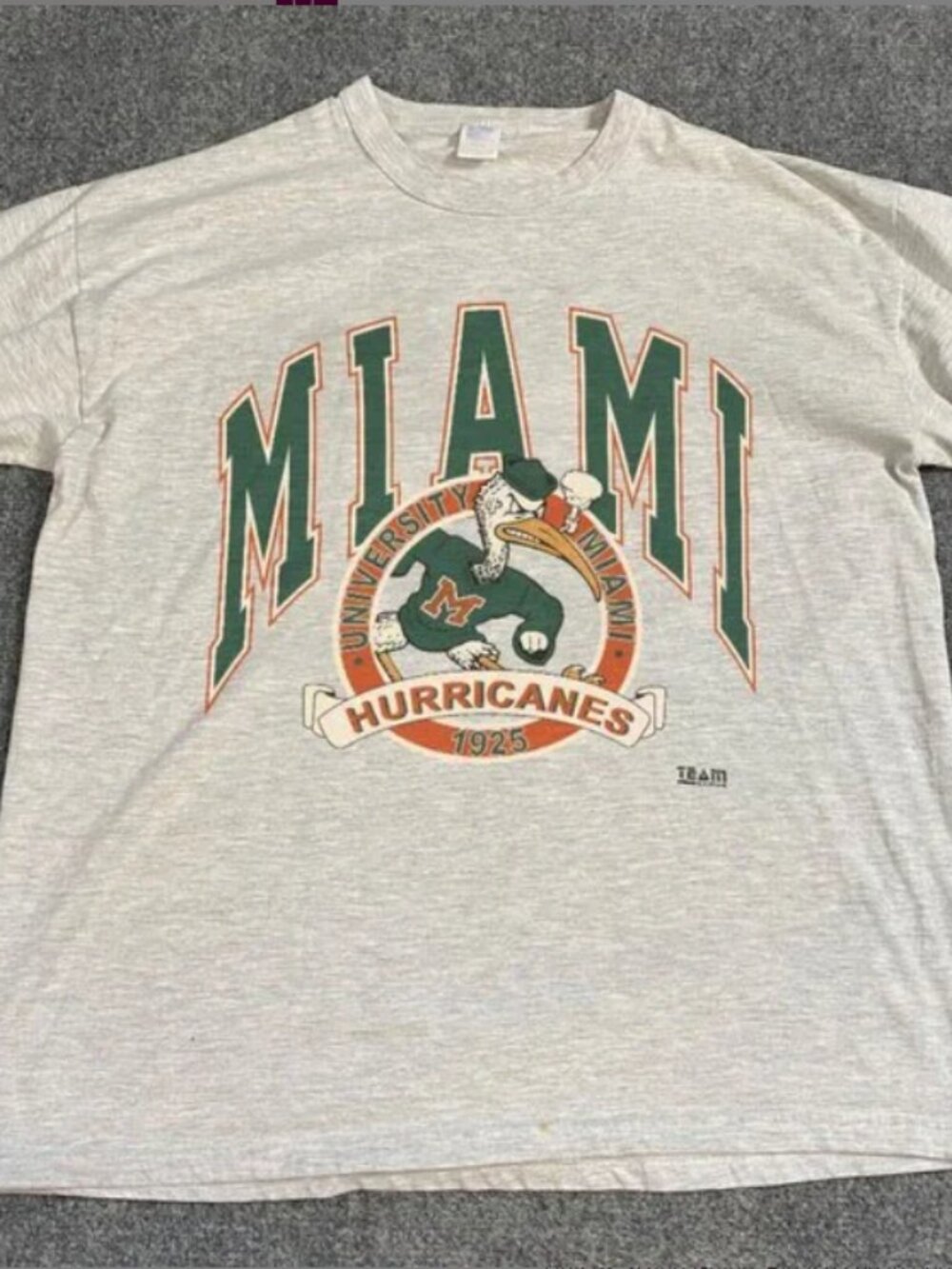 Vintage 90s Miami Hurricanes Shirt, University Of Miami Hurricanes Shirt tee